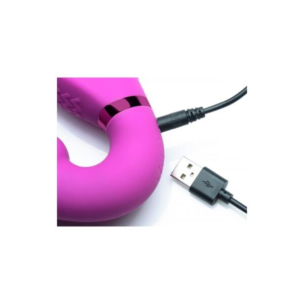 Inflatable Strapless Strap-on Inflatable Function with Remote Control Pink - Image 3