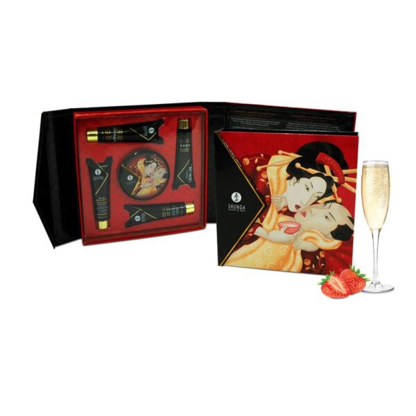 Shunga Geisha Secrets Kit Sparkling Wine - Image 3