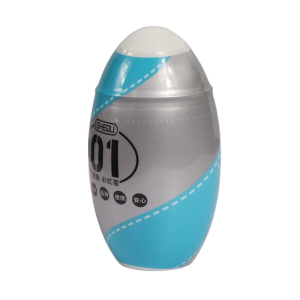 Rainbow Masturbator Egg Blue - Image 2