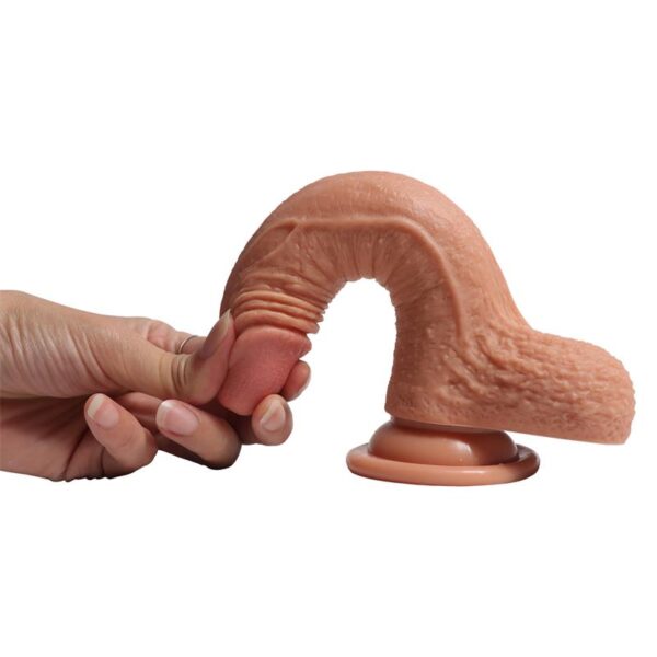 Dual Layer Silicone Dildo Crowley 18 cm - Image 5