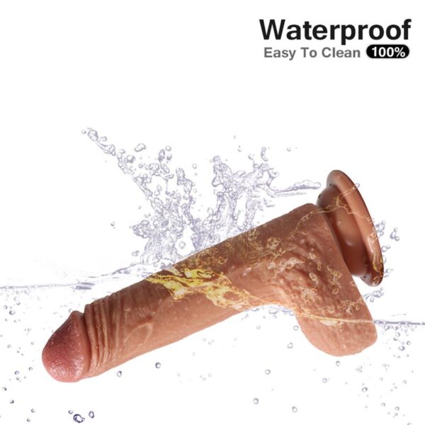 Dual Layer Silicone Dildo Crowley 18 cm - Image 7