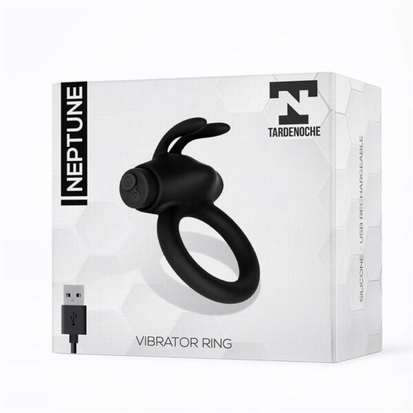 Neptune Vibrating Ring Silicone Rechargable USB - Image 7