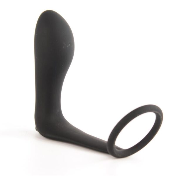Ansel Anal Plug with Vibration and Cock Ring USB Silicone - Image 2