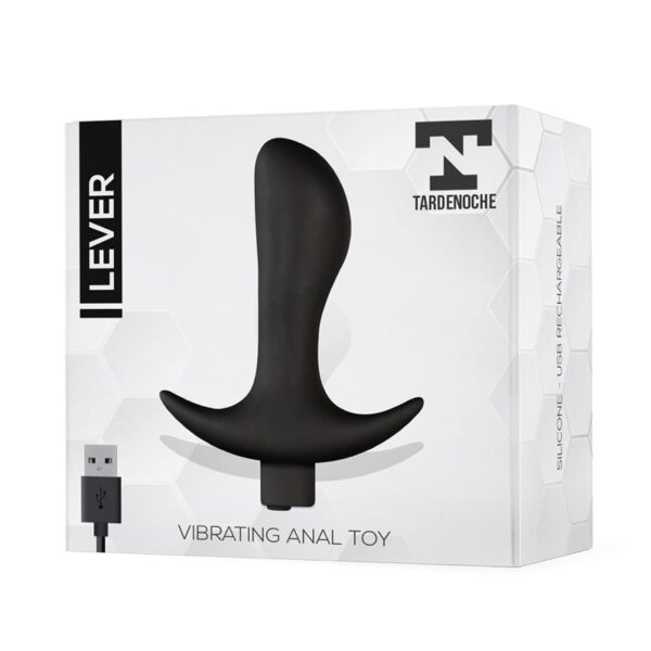 Lever Anal Plug with Vibration USB Silicone - Image 5