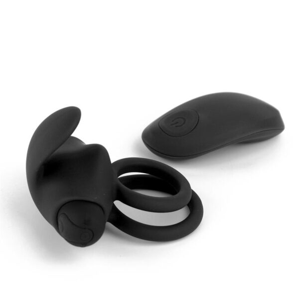 Reerin Dual Vibrating Ring USB Remote Control USB Silicone - Image 3