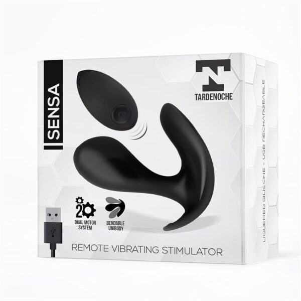 Sensa Stimulator Remote Control USB Liquid Silicone Black - Image 2
