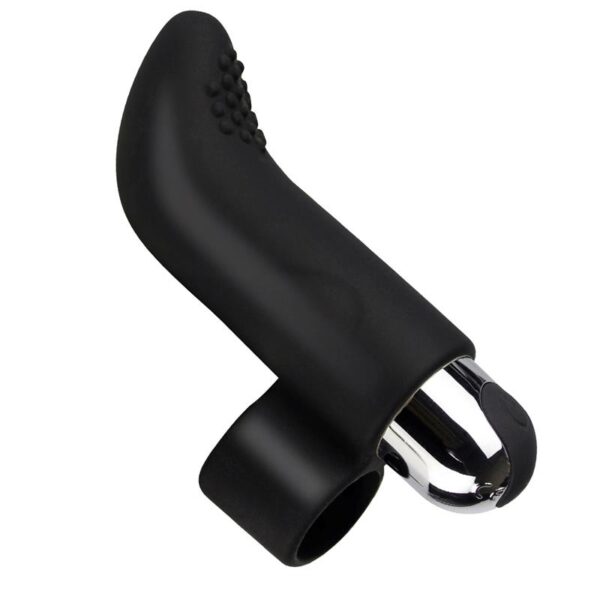 Fivib Finger Vibrating Stimulator USB Silicone Black - Image 4