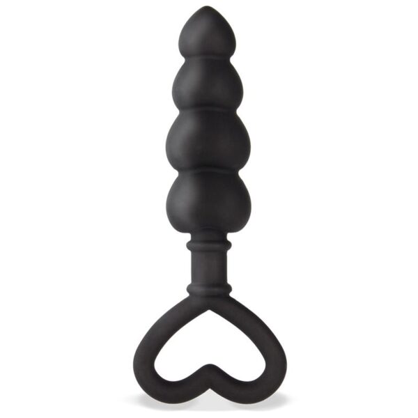 Cuore Anal Plug Silicone Black - Image 4