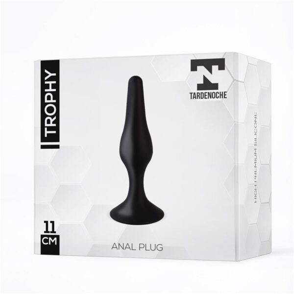 Trophy Anal Plug 11 cm Silicone Black - Image 2