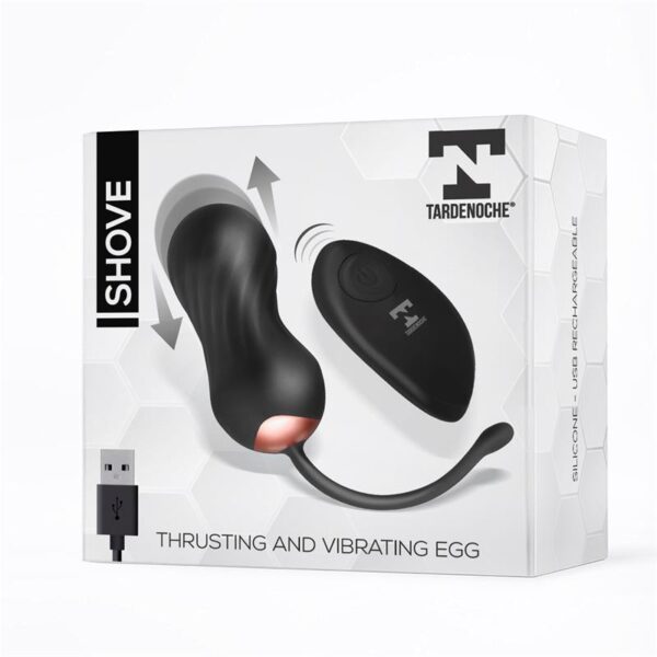 Shove Thrusting and Vibrating Egg with Remote Control - Image 2