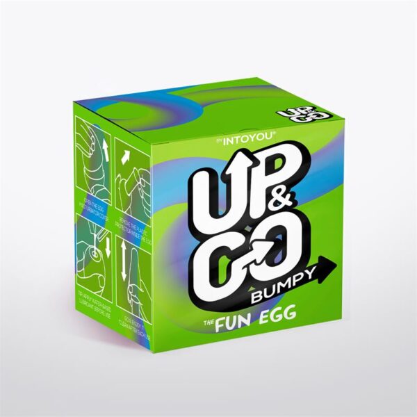 Bumpy Masturbator Egg Elastic Green - Image 2