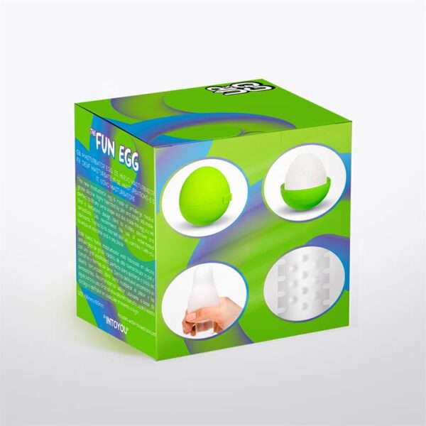Bumpy Masturbator Egg Elastic Green - Image 3