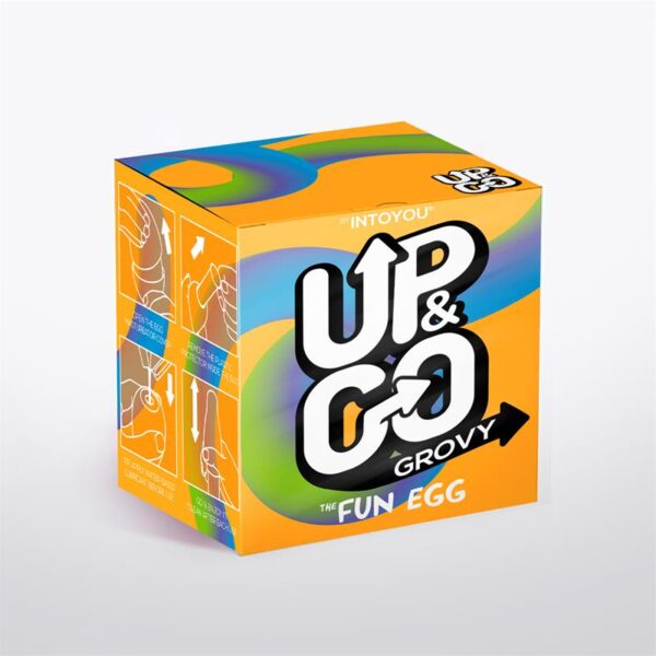 Grovy Masturbator Egg Elastic Yellow - Image 2
