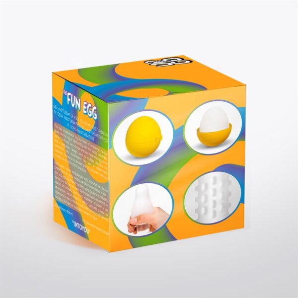 Grovy Masturbator Egg Elastic Yellow - Image 3