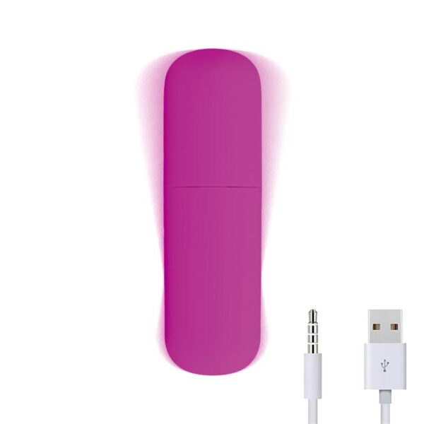 4Fun Vibrating Bullet and 4 Sleeves USB Waterproof Silicone - Image 4