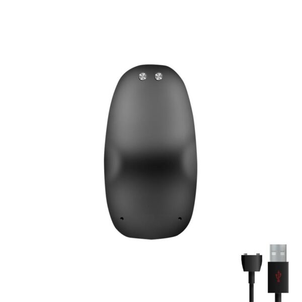 Asher Butt Plug with Remote Control Magnetic USB Black - Image 5