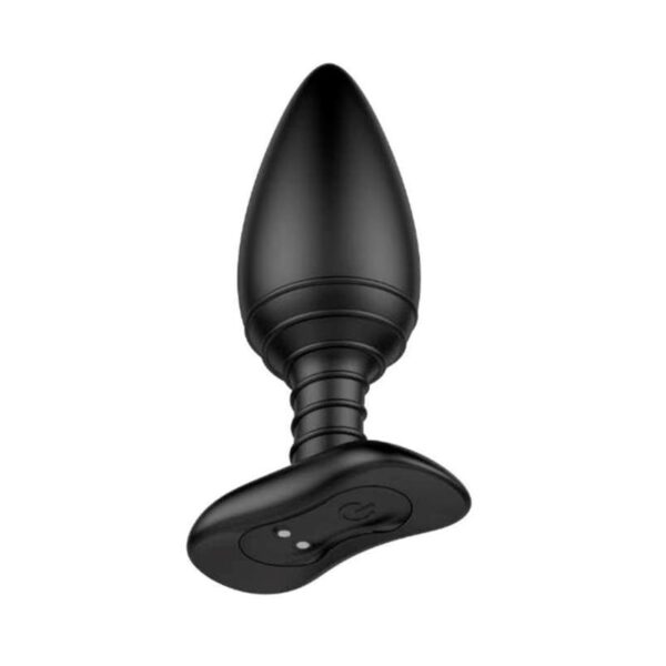 Asher Butt Plug with Remote Control Magnetic USB Black - Image 6