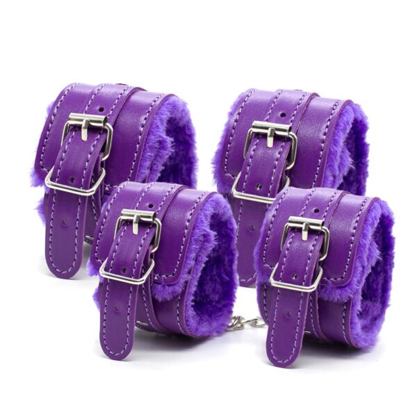 Bondage Set 10 Pieces Purple - Image 5