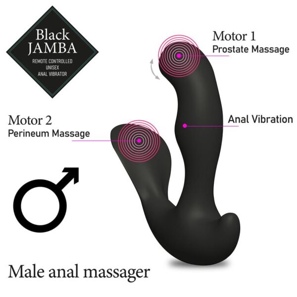 Jamba Anal Vibrator and G-Spot Stimulator Black - Image 2