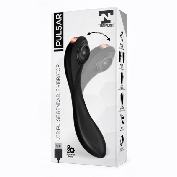 Pulsar Articulated Skeleton Vibrator with Pulsation Silicone USB - Image 2