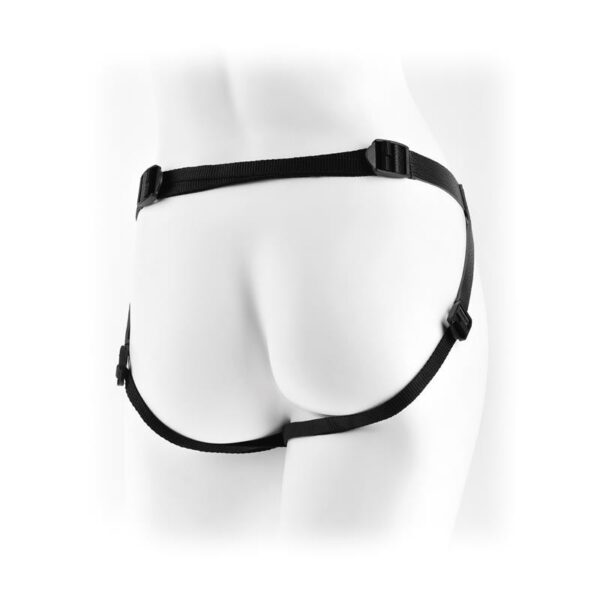 Fetish Fantasy Series Leather Low-Rider Harness-Bl - Image 3