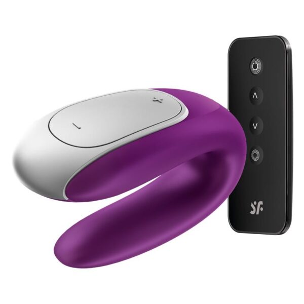Double Fun Vibe for Couples with APP and Remote Control Violet - Image 2