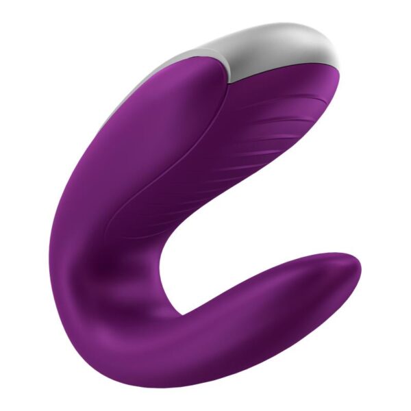 Double Fun Vibe for Couples with APP and Remote Control Violet - Image 4
