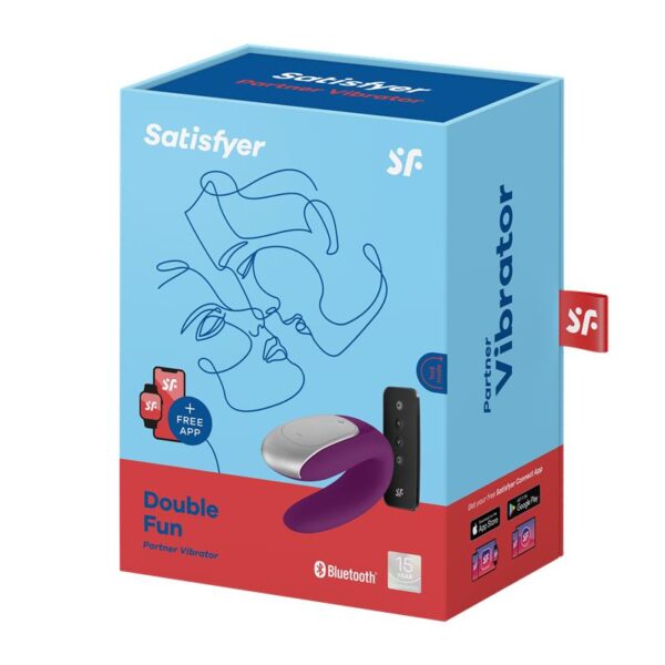 Double Fun Vibe for Couples with APP and Remote Control Violet - Image 8