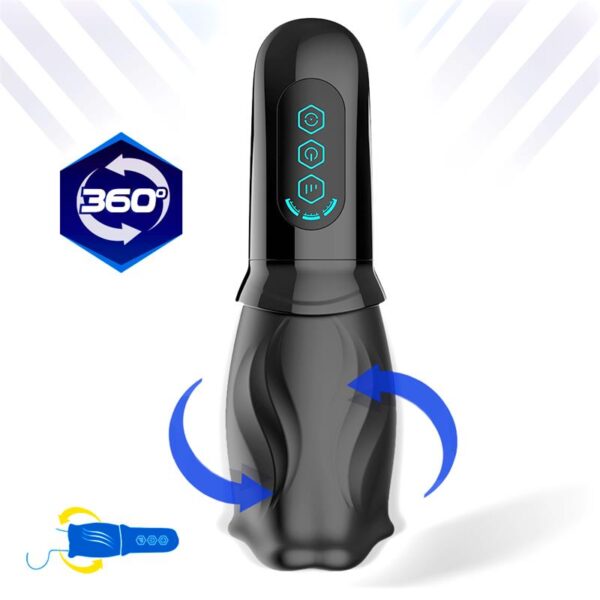 Cuper Masturbator with Rotation 360º Silicone USB - Image 2