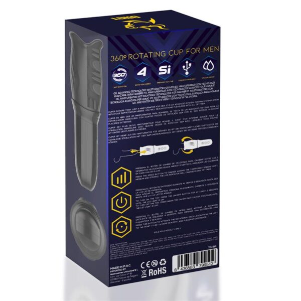 Cuper Masturbator with Rotation 360º Silicone USB - Image 8