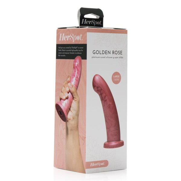 Herspot Dildo Golden Rose Big Size - Image 8