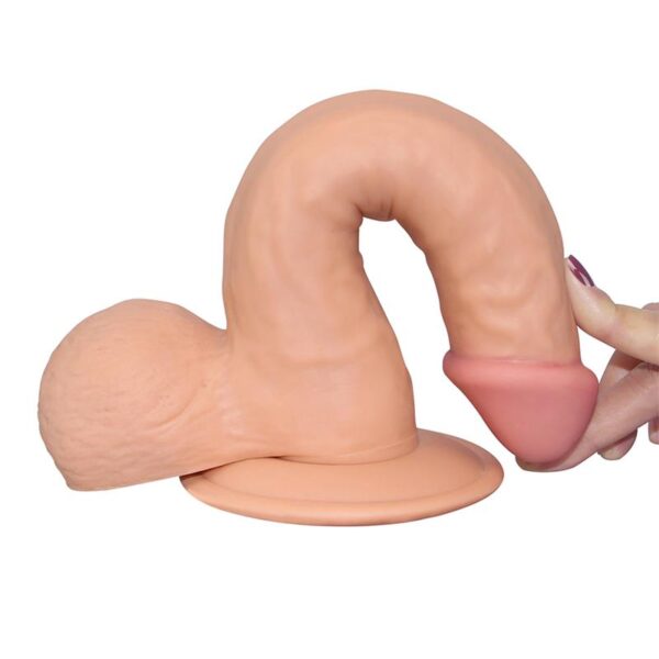 Dildo The Ultra Soft Dude 8.8 Flesh - Image 4