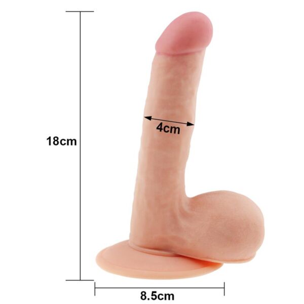 Dildo The Ultra Soft Dude 7.5 Flesh - Image 5
