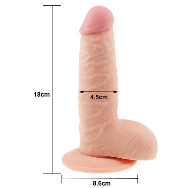 Dildo The Ultra Soft Dude 7.5 Flesh - Image 5