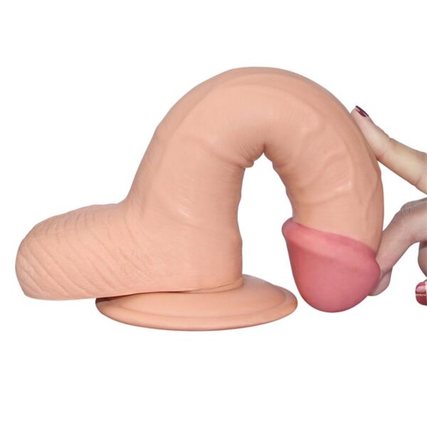 Dildo The Ultra Soft Dude 8.8 Flesh - Image 4