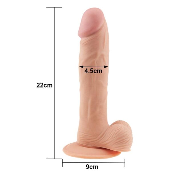 Dildo The Ultra Soft Dude 9 Flesh - Image 6