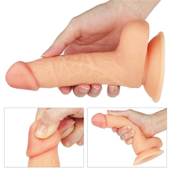 Dildo The Ultra Soft Dude 8 Flesh - Image 6