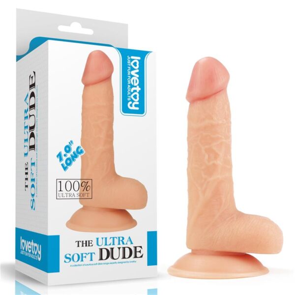 Dildo The Ultra Soft Dude 8 Flesh - Image 9