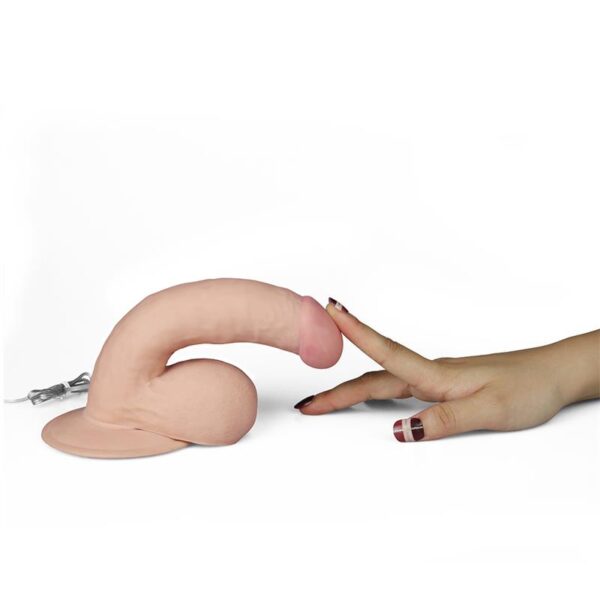 Dildo The Ultra Soft Dude with Vibration 7.5 Flesh - Image 5