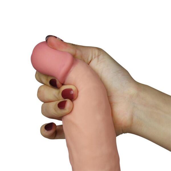 Dildo The Ultra Soft Dude with Vibration 7.5 Flesh - Image 3