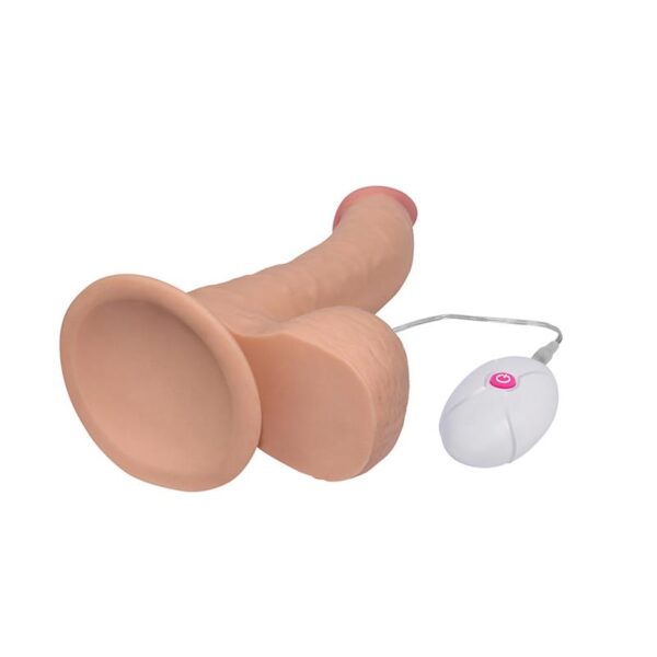 Dildo The Ultra Soft Dude con Vibración 8.8 Natural - Image 5