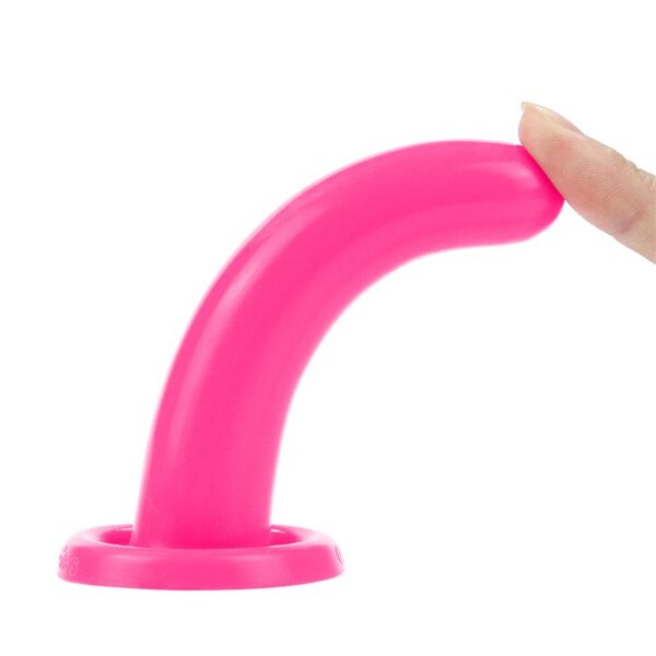 Stimulator Holy Dong 4.5 Liquid Silicone Pink - Image 3