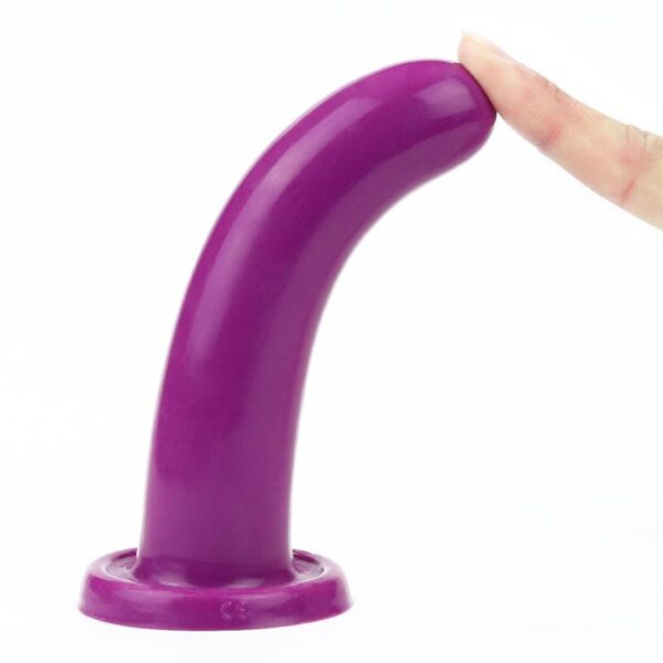 Stimulator Holy Dong 5.5 Liquid Silicone Purple - Image 4