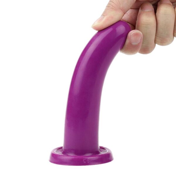Stimulator Holy Dong 5.5 Liquid Silicone Purple - Image 5