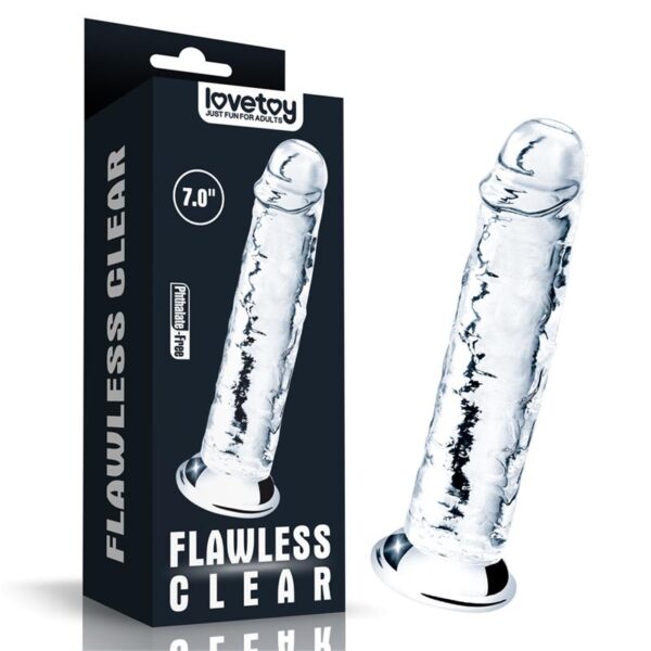Dildo Flawless Clear 7 Clear - Image 2