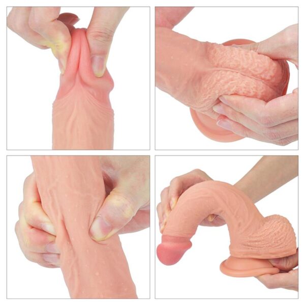 Dildo Nature 8.5 Liquid Silicone Flesh - Image 7