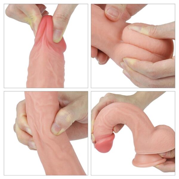 Dildo Nature 8 Liquid Silicone Flesh - Image 6