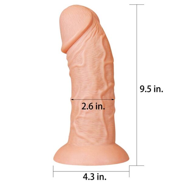 Dildo King 9.5 Flesh - Image 2