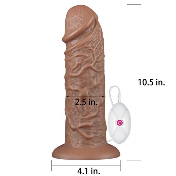 Dildo King 10.5 with Vibration Chubby Brown - Image 10