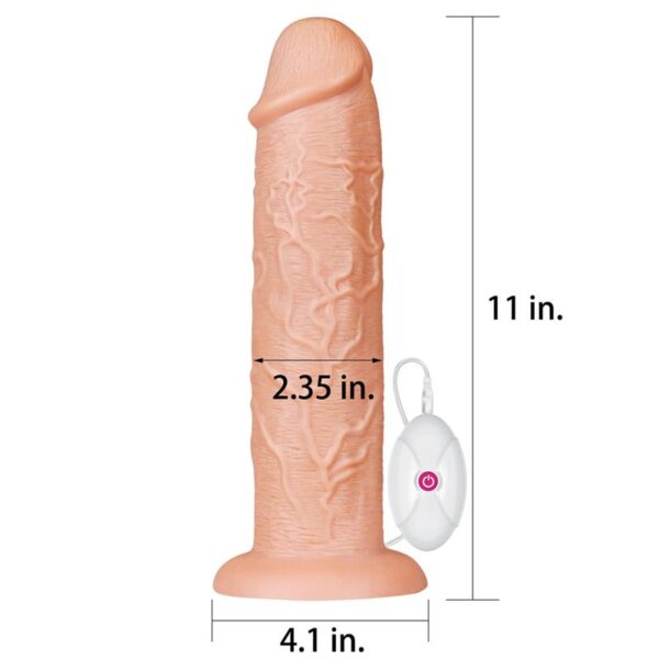 Dildo King 11 with Vibration Flesh - Image 2